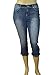 Alfa Global Women's Plus Size Stretch 5 Pocket Capri Pants