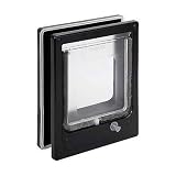 Fancy Paws Catwalk Multi Magnetic 4 Way Locking Cat Door Black