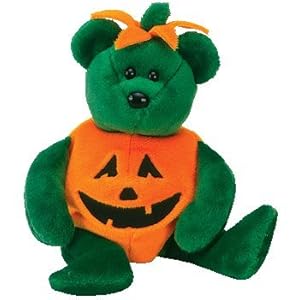 Amazon.com: Ty Beanie Babies Tricky - Halloween Bear: Toys