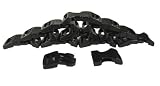 50 - 1" Economy Contoured Side Release Plastic Buckles