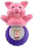 PIG Crystal Necklace in Piggy in a Dress Gift Box
