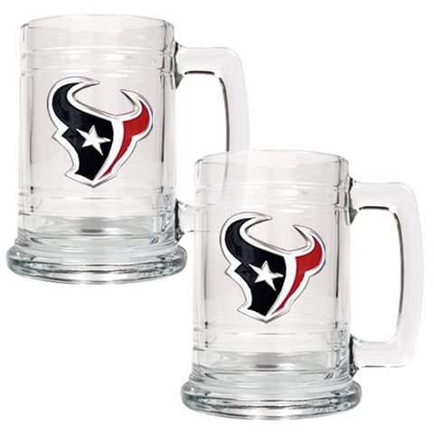 Houston Texans Set of 2 Beer Mugs