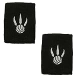 adidas Toronto Raptors Black NBA Fusion Wristbands