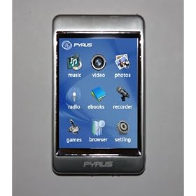 Pyrus Electronics 4gb Mp3 mp4 mp5 Player with 2.8 Inch Touch Screen and All Stainless Steel Casing... by