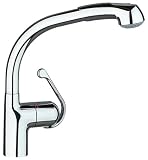 GROHE 33 737 000 Ladylux Plus Dual Spray Pull-Out Kitchen Faucet, Chrome