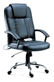 MASSAGE Leather-faced Office Chair with Massager