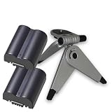 Pro Power PANASONIC CGR-S006 S006E S0006A/1B Equivalent Battery 2 PACK for Select LUMIX Digital Camera ** Package Includes Mini Table Top Tripod **