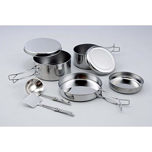 【日本製】　ツーリングクッカーセット　8PC