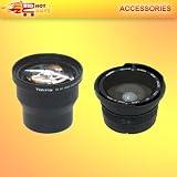 WIDE ANGLE & 3X TELEPHOTO LENSES F/ NIKON P5100 P5000
