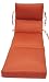 Herringbone Coral Spun Poly Cartridge Chaise Cushion