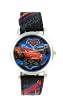 Disney Kids' Cars Digital Black Leather Band Watch #41557A