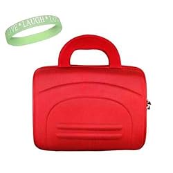 Acer Aspire One 10" Red Hard Shell Cube Carrying Case + Live*Laugh*Love Wrist Band!!!