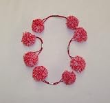 Pom Pon Pony Bands - Red