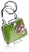 Sterling Silver Pink Flower Handbag Charm