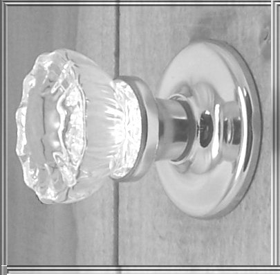 RoussoUSA Presents the Perfect 12 Point Depression Crystal PASSAGE DOOR KNOB set with our Exclusive Premium Rosette connecting RoussoUSA Presents the Perfect 12 Point Depression Crystal PASSAGE DOOR KNOB set with our Exclusive Premium Rosette connecting