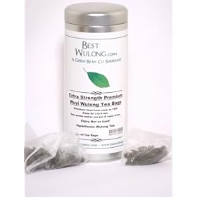 Extra Strength Premium Weight Loss Wuyi Wulong Tea in 20 Pyramid Sachet Bags. From BestWulong.com
