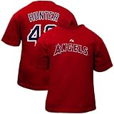 Majestic Los Angeles Angels of Anaheim #48 Torii Hunter Toddler Red Player T-shirt