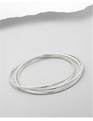 Bangle Bracelet In 92.5 Sterling Silver