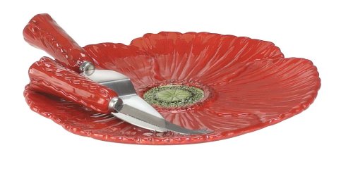 Ambiance Fleur Rustique, 11-Inch 3-Piece Cake/Cheese Board Set