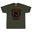 Jimi Hendrix - On Fire Flocked T-Shirt