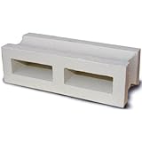 ブロック 塀 壁飾りブリーズブロック キュービックダブル 基本 ホワイト TU2-6W 外壁 外構工事