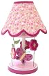 Lambs and Ivy Tivoli Garden Lamp with Shade, Raspberry