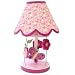 Lambs and Ivy Tivoli Garden Lamp with Shade, Raspberry