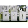 International Silver "Pearl" Entertaining Flatware Set with 3 Ceramic Caddies