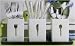 International Silver "Pearl" Entertaining Flatware Set with 3 Ceramic Caddies