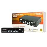 4PORT USB KVM Switch with Audio