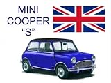 2004 MINI COOPER S METAL ADVERTISING WALL SIGN RETRO ART