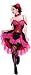 Paper Magic Womens French Kiss Can Can Girl Costume, Pink/Black, X-Small
