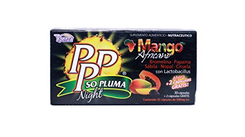 Mango Africano African Mango Night Bromelia,papaina,sabila,nopal,ciruela Help Digest and Eliminate All Unnecessary in Your Body