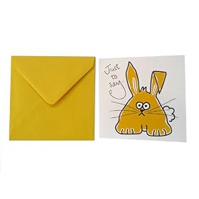 SALE! Bunny Birthday card (buy this card get another one for FREE)