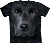 Amazon.com: The Mountain Black Lab Face Mens T-shirt: Clothing