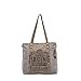 Myra Bags Racing Team Upcycled Canvas Tote Bag S-0937