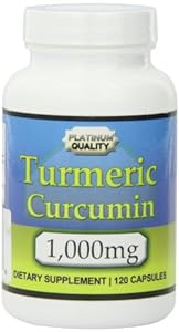 Eden Pond Turmeric Curcumin 1000mg Capsules (240 Count)