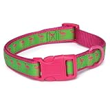 Extra Small Pink Flamingo Resort Dog Collar