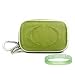 Nikon Coolpix All S220 Series Digital Camera Case Kroo Mini Hard Bag Carrying Case --- ( GREEN ) + Vangoddy tm, Live*Laugh*Love wrist band!!!