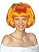 Orange Pumpkin Spice Adult Wig for Halloween Costume