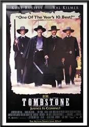 Tombstone - Framed Movie Poster (Black Style) (Size: 25" x 38")