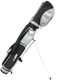 C8 A99 Golf Golf Practice Stand Bag Range Sunday Carry Black / Gray
