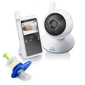 Avent Baby Monitor SCD60010KIT Digital Video Monitor with Medicine Dispenser