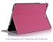 FYY Samsung Galaxy Tab4 8.0 inch Case - Ultra Slim Magnetic Smart Cover Multi-Angle Stand Case for Samsung Galaxy Tab 4 8.0 inch Magenta (with Auto Wake/Sleep Feature)