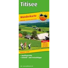 Wanderkarte Titisee: Mit Ausflugszielen, Einkehr- & Freizeittipps, wetterfest, rei�fest, abwischbar, GPS-genau. 1:25000