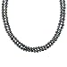 7-8mm Black FW Pearl Endless Necklace, 64"