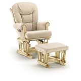 Shermag Glider Rocker Combo, Natural with Oatmeal
