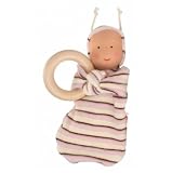 Käthe Kruse Organic Rainbow Baby with Pink Stripes
