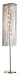 Eurofase 16947-013 Cyra 8-Light Floor Lamp, Chrome/Black