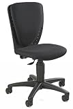 Topstar 70570BB00 Kinder und Jugenddrehstuhl, High Scool, Bezugsstoff, schwarz